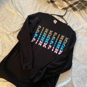 PINK long sleeves Tee XS